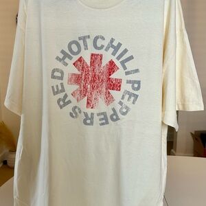 Cream Red Hot Chili Peppers T-Shirt